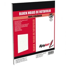 BLOCK DE HOJAS RAYTER PARA ROTAFOLIO