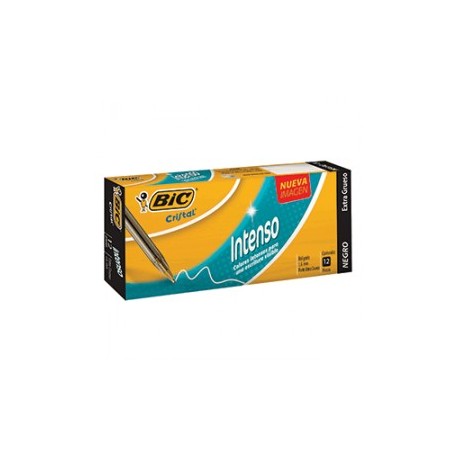 BOLIGRAFO BIC CRISTAL BOLD 1.6 NEGRO CAJA/12