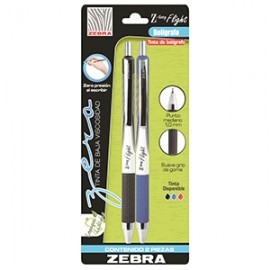 BOLIGRAFO Z GRIP FLIGHT NEGRO/AZUL 2 PZ