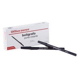 BOLIGRAFO OFFICE DEPOT PUNTO MEDIANO NEGRO...