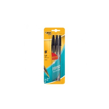 BOLIGRAFO BIC CRISTAL BOLD 1.6 NEGRO PAQ/3