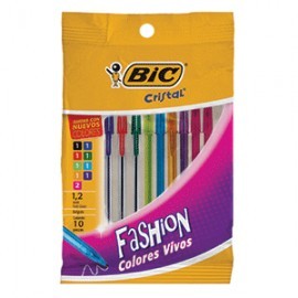 BOLIGRAFO BIC SHIMMERS COLORES SURTIDOS 6...