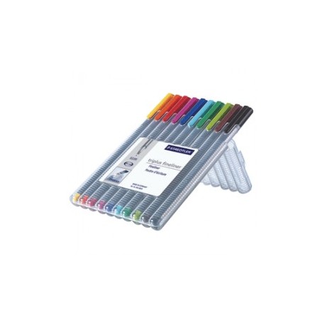 CAJA TRIPLUS FINELINER DE 0.3 MM CON 10...