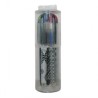 PLUMA TINTA GEL COLOR NEGRO 5 PIEZAS
