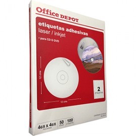 ETIQUETAS LASER INKJET CD OFFICE DEPOR CON...