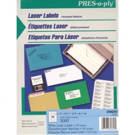 ETIQUETAS LASER PRESS PLY ACERY 1X2 5/8...