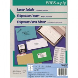 ETIQUETAS PRESS-PLY 3 1/3 X 4 AVERY CON 600