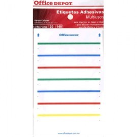 ETIQUETAS RECTANGULARES OFFICE DEPOT CON...