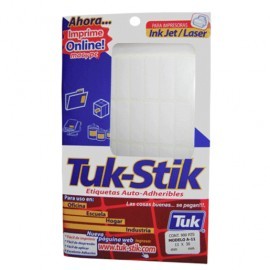 ETIQUETA RECTANGULAR TUK BLANCA 13X38 CON...