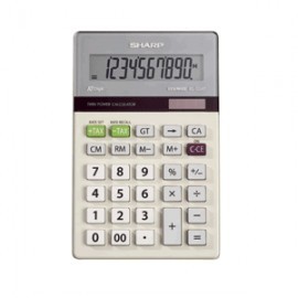 CALCULADORA BASICA SHARP EL-334TB ECOLOGICA