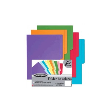 FOLDER CARTA ACCO COLORES INTENSOS CON 25...