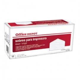 SOBRES LASER OFICIO OFFICE DEPOT CON 10...