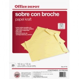 SOBRE DE PAPEL OFICIO OFFICE DEPOT CON...