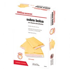 SOBRE DE PAPEL OFICIO OFFICE DEPOT MANILA