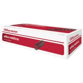 CAJA DE ARILLO METALICO OFFICE DEPOT 1/4...