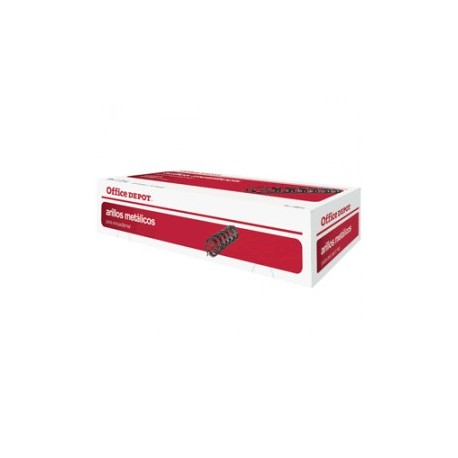 CAJA DE ARILLO METALICO OFFICE DEPOT 1/4...