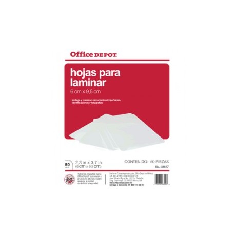 MICAS TERMICAS OFFICE DEPOT 6X9.5 CM CON...