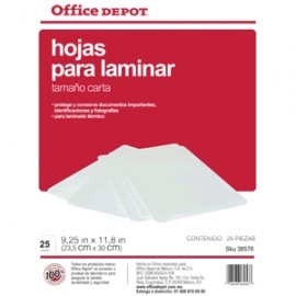 MICAS TERMICAS OFFICE DEPOT 8.5X11 CON 25...