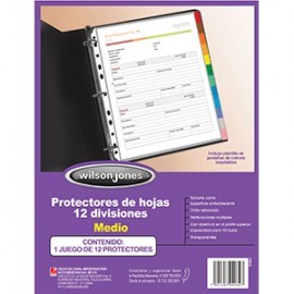 PROTECTOR WILSON JONES GROSOR MEDIO 12...