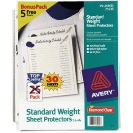 PROTECTOR DE HOJAS AVERY USO PESADO CON 25...