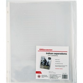 PROTECTORES DE HOJAS OFFICE DEPOT 5 PIEZAS