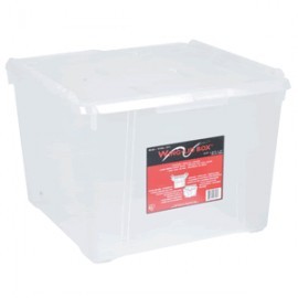 CAJA DE PLASTICO WING-LID 57 LITROS IRIS