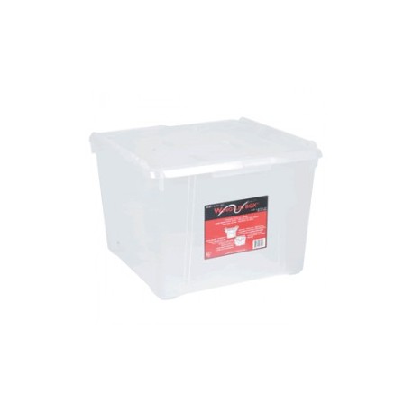 CAJA DE PLASTICO WING-LID 57 LITROS IRIS