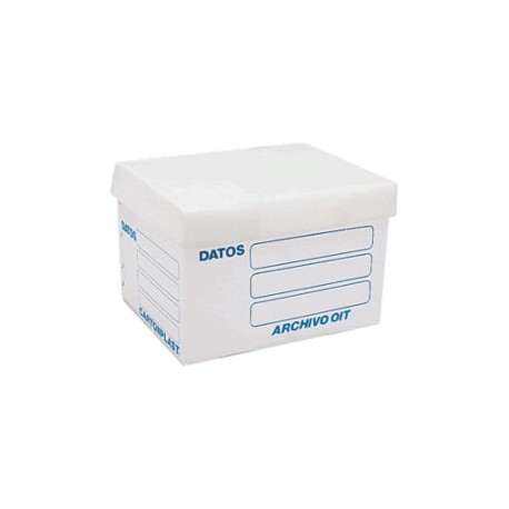 CAJA ARCHIVO CARTON PLAST PLASTICO CARTA