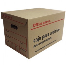 CAJA ARCHIVO OFFICE DEPOT KRAFT REGISTRADOR