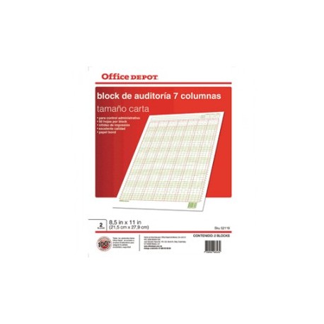 BLOCK AUDITORIA OFFICE DEPOT