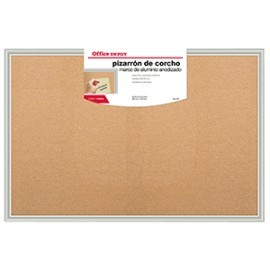 PIZARRON OFFICE DEPOT DE CORCHO 90 X 120 CM