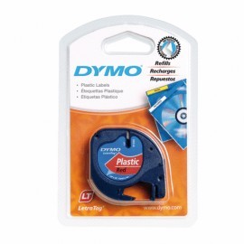 CINTA DYMO P/ROTULADOR LETRATAG NEGRO/BLANCO