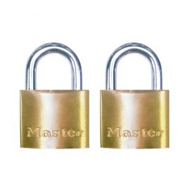 CANDADO MASTER LOCK DE LATON CHICO TWIN PACK