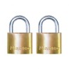 CANDADO MASTER LOCK DE LATON CHICO TWIN PACK