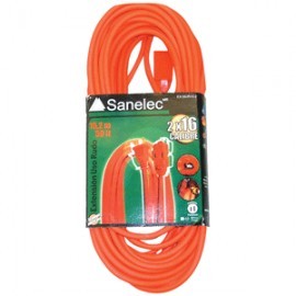 EXTENSION SANELEC USO RUDO 2*16 15.2 NARANJA