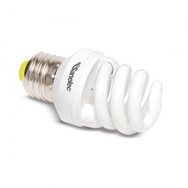 FOCO SANELEC AHORRADOR 9W LUZ CALIDA