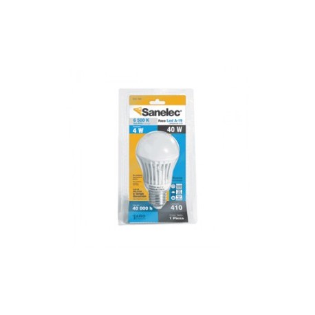 FOCO SANELEC LED CONSUMO 4W LUZ FRIA