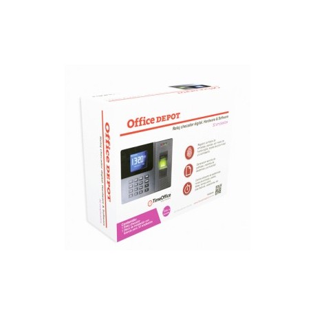 RELOJ CHECADOR OFFICE DEPOT 30 EMPLEADOS