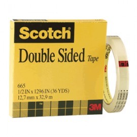 CINTA ADHESIVA SCOTCH 665 DOBLE CARA 12MM...