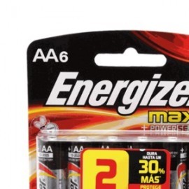 PILA ENERGIZER MAX AA PAQUETE CON 4