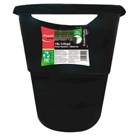 BOTE DE BASURA MAPED 18L ESSENTIAL GREEN