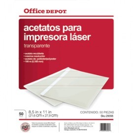 ACETATO PARA IMPRESORA AOD LASER OD CON 50