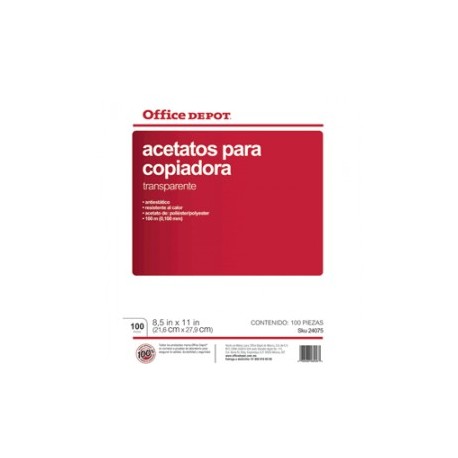 ACETATO PARA COPIADORA AOD CP OFFICE DEPOT...