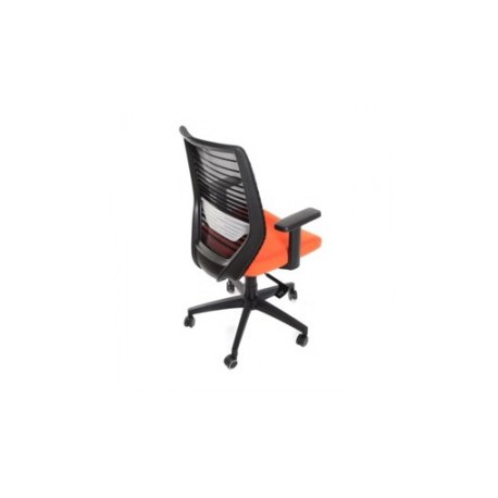 SILLA SECRETARIAL NARANJA MESH