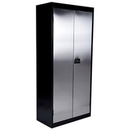 GABINETE TAM-MEX MULTIUSOS NEGRO-INOX