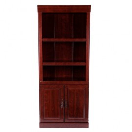 LIBRERO SAUDER CHERRY CON PUERTAS