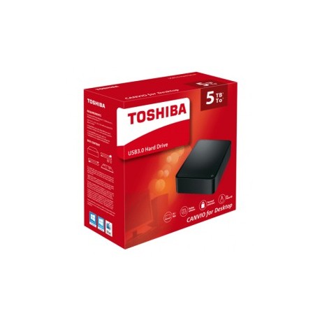 DISCO DURO TOSHIBA EXTERNO 5 TB NEGRO