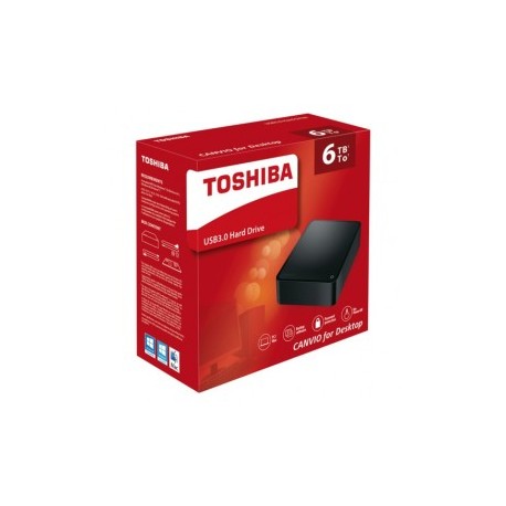 DISCO DURO TOSHIBA EXTERNO 6 TB DESKTOP NEGRO