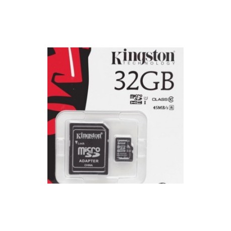 TARJETA MICRO SD KINGSTON 32GB CLASE 10