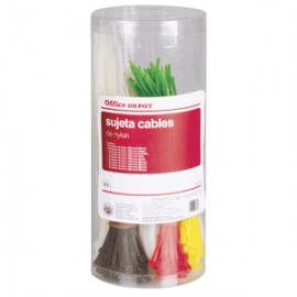 SUJETA CABLES DE PLASTICO OFFICE DEPOT 500...